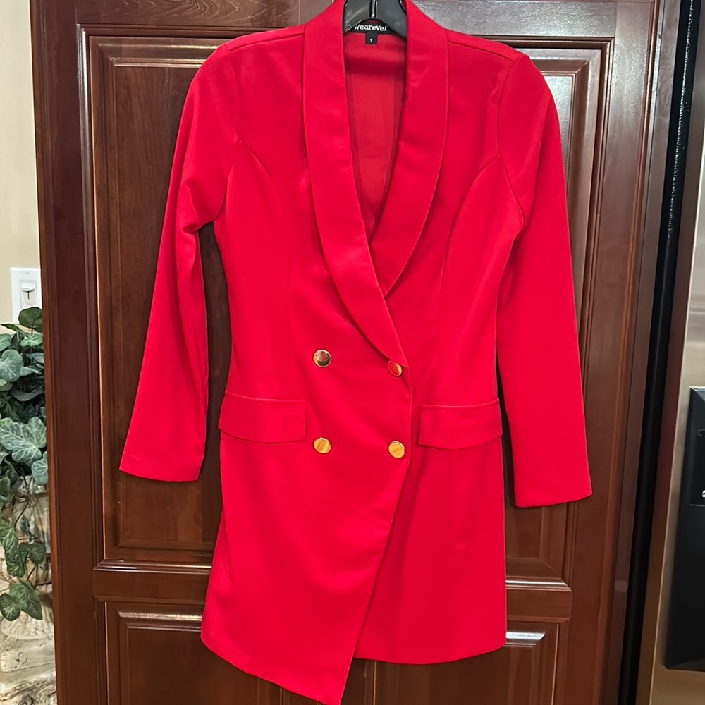 Brand new assymetrical blazer dress